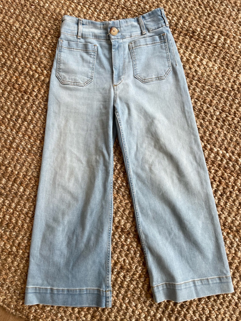 Anthropologie Maeve the Colette crop jean 26P light wash